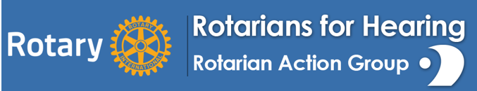 Rotarians for Heaing logo